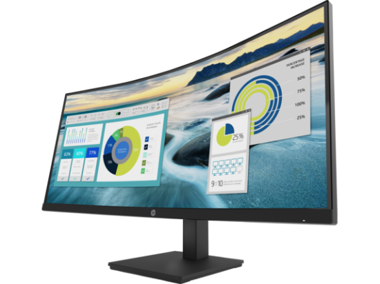 Picture of HP P34hc G4 WQHD USB-C Curved Monitor/ WQHD/ HDMI/ DP/ USB Type-C (21Y56AA)