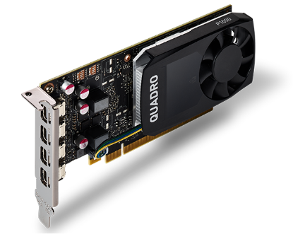 Picture of NVIDIA Quadro P1000, 4GB, 4 mDP