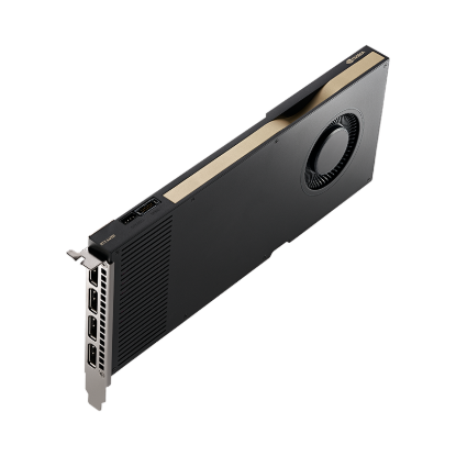 Picture of NVIDIA RTX A4000 (16GB ECC GDDR6; 4 x DisplayPort 1.4, PCIe x16) Graphics