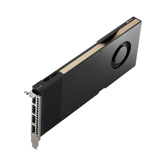 Picture of NVIDIA RTX A4000 (16GB ECC GDDR6; 4 x DisplayPort 1.4, PCIe x16) Graphics