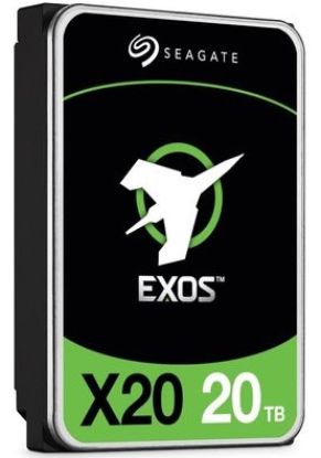 Picture of Seagate Exos X20 18TB SAS 12Gb/s 10K 512e 256MB 3.5" Enterprise Hard Drive (ST18000NM000D)