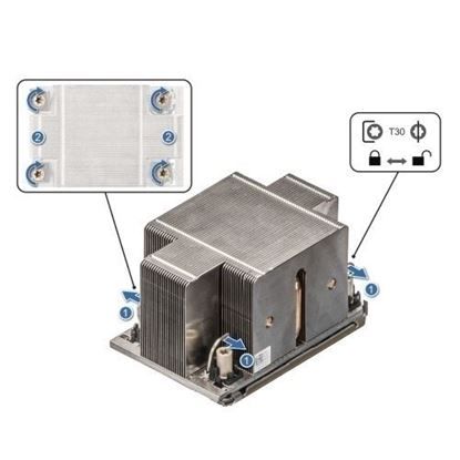 Picture of Dell Heatsink for PowerEdge R550/ R750XS (412-AAYT)