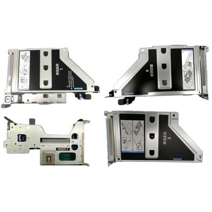 Picture of Riser Config 3, Half Length, 2x8 FH Slots (Gen4), 2x16 FH Slots (Gen5), 2x16 LP Slots (Gen4)